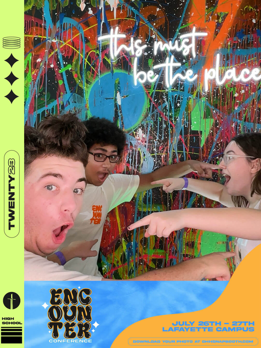 Corporate social/digital booth