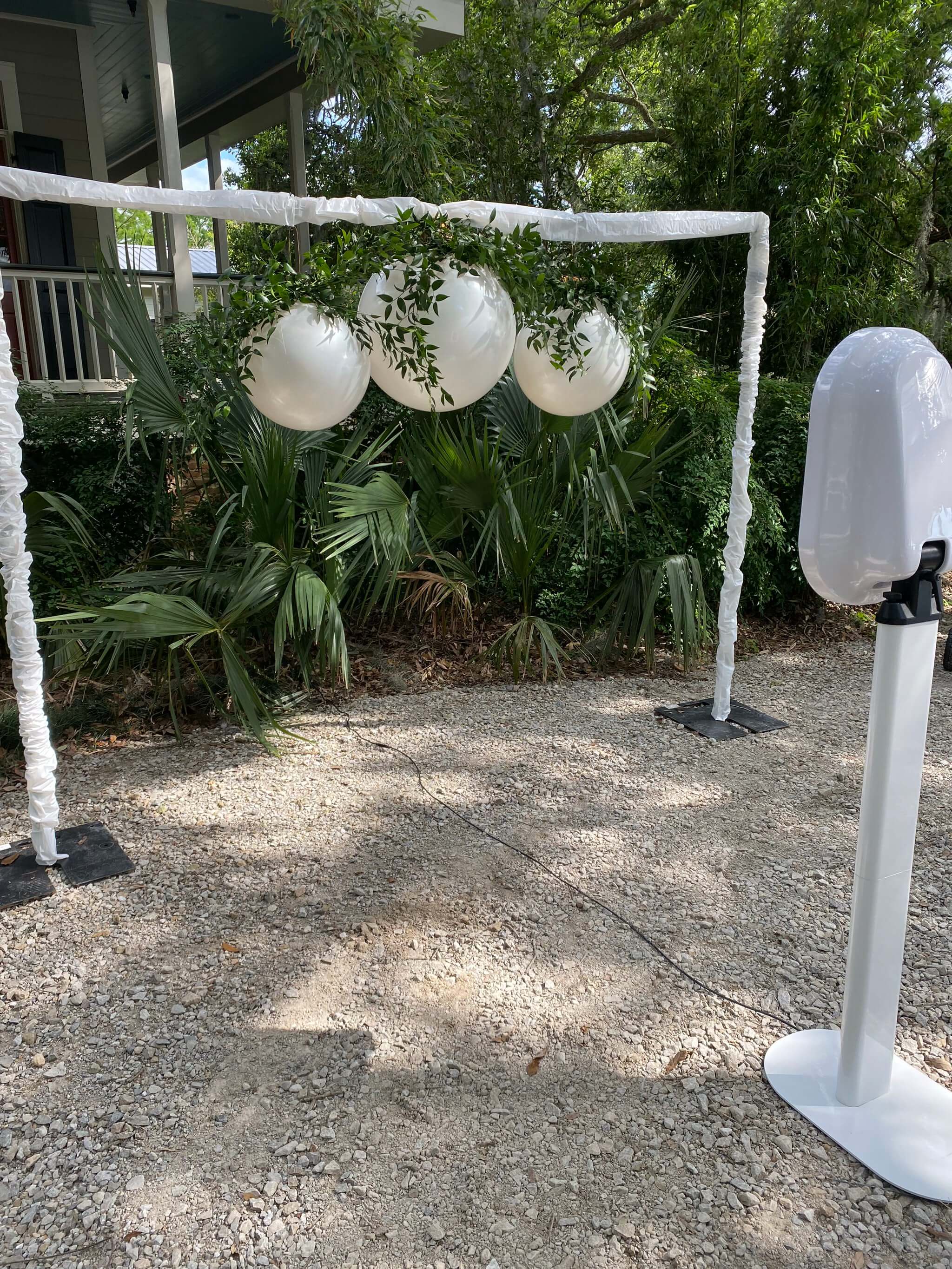 Lafayette Custom Wedding Social Booth Backdrop