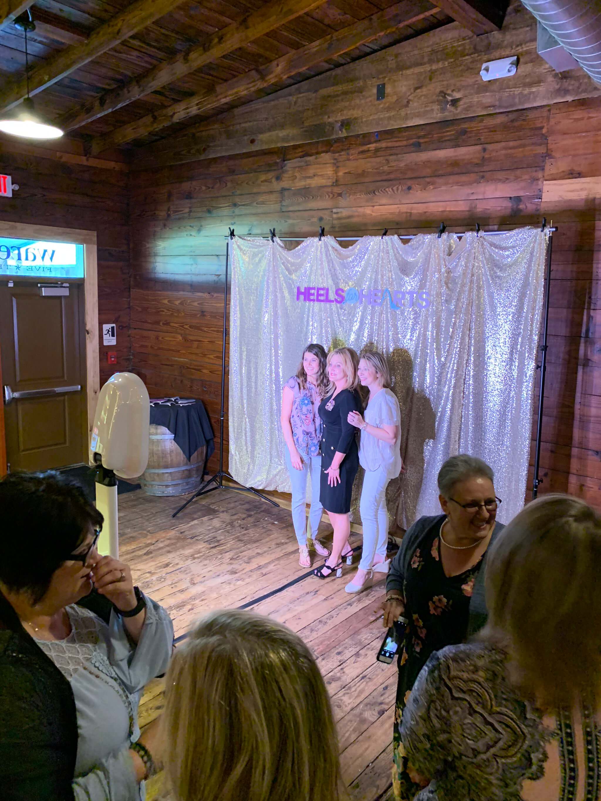 Corporate social/digital booth