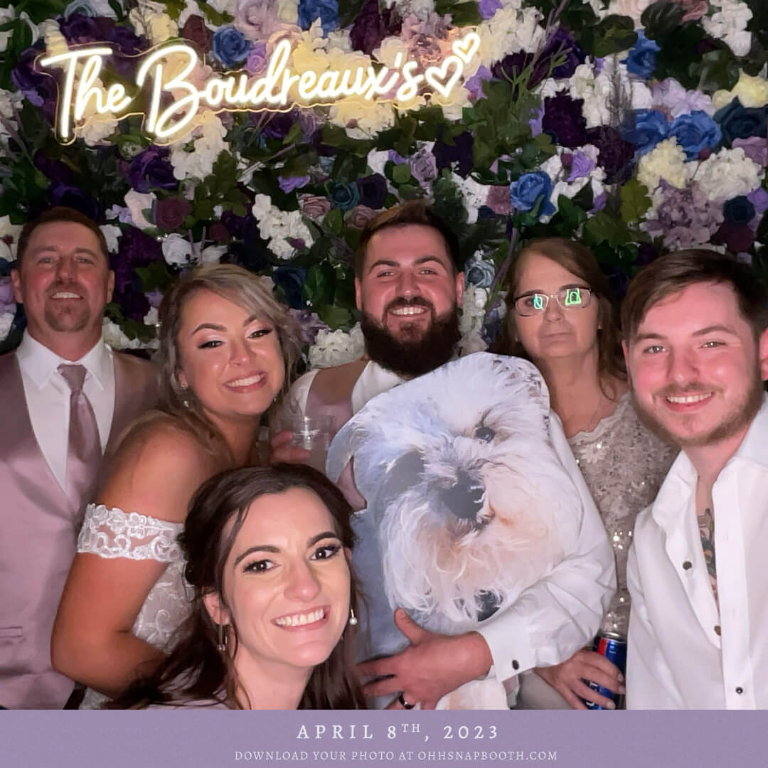Lafayette Wedding social/digital booth