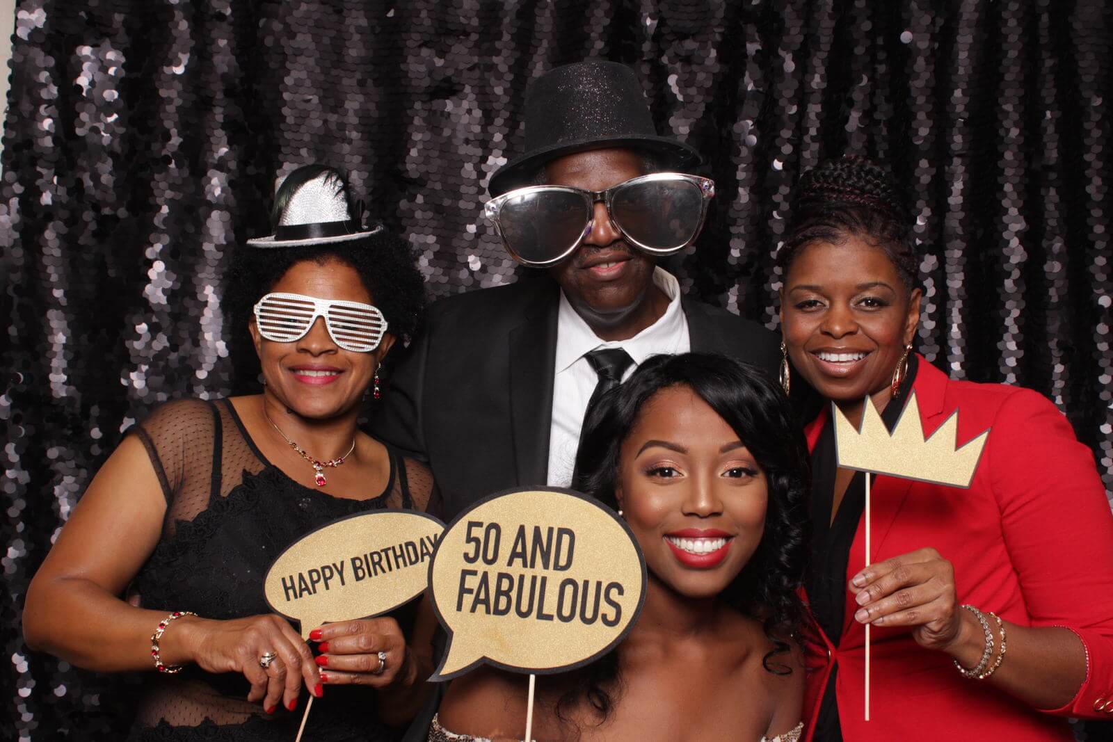 Bernise’s 50th Birthday Celebration | Lafayette Photo Booth | Ohh Snap
