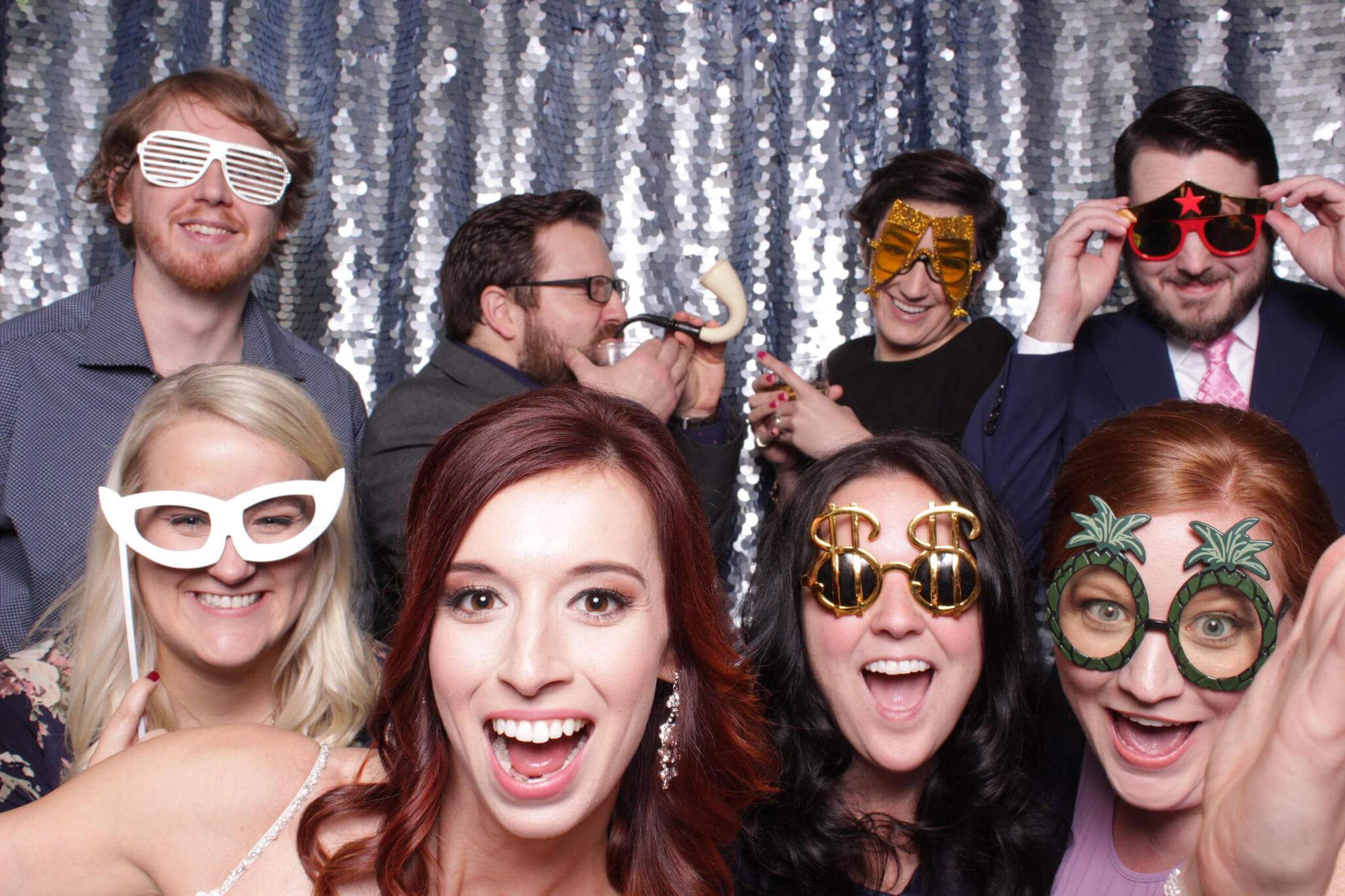 Kyle + Brittany’s Elegant Wedding at Sunny Meade | Lafayette Photo Booth | Ohh Snap